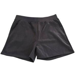 Lazypants Women's Size Large Charcoal Gray Super Soft Pull on Shorts